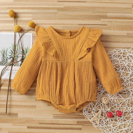 Lanhui Autumn Toddler Kids Baby Girls Cute Clothes Jumpsuit Long Sleeve Bodysuit Romper 
Lanhui Autumn Toddler Kids Baby Girls Cute Clothes Jumpsuit Long Sleeve Bodysuit Romper
