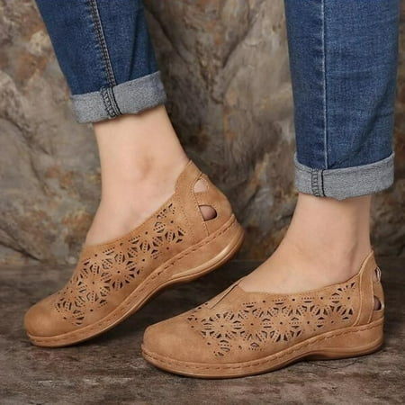 Faux Leather Elastic Comfy Slip On Women s Hollow-Out Round Toe Flat Heel Flats Platform Non-Slip Shoes
Faux Leather Elastic Comfy Slip On Women s Hollow-Out Round Toe Flat Heel Flats Platform Non-Slip Shoes