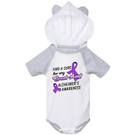 Inktastic Alzheimer s Awareness Find a Cure for my Great Aunt Gift Baby Boy or Baby Girl Bodysuit
Inktastic Alzheimer s Awareness Find a Cure for my Great Aunt Gift Baby Boy or Baby Girl Bodysuit