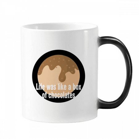 Life Was Like A Box Of Chocolates Mug Changing Color Cup Morphing Heat Sensitive 12oz
Life Was Like A Box Of Chocolates Mug Changing Color Cup Morphing Heat Sensitive 12oz
