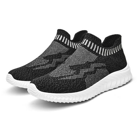 FZM Women shoes Women Ladies Wedge Sneakers Casual Shoes Mesh Breathable Slip On Walking Shoes