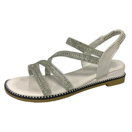 Mortilo Ladies Fashion Summer Thin Strap Rhinestone Elastic Fish Mouth Flat Sandals Cloth sandals for Women Beige
Mortilo Ladies Fashion Summer Thin Strap Rhinestone Elastic Fish Mouth Flat Sandals Cloth sandals for Women Beige