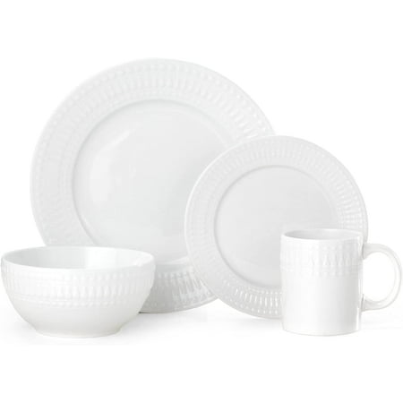 16-Piece Porcelain Dinnerware Set Service For 4