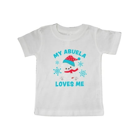 Inktastic Polar Bear My Abuela Loves Me in Santa Hat with Snowflakes Gift Baby Boy or Baby Girl T-Shirt
Inktastic Polar Bear My Abuela Loves Me in Santa Hat with Snowflakes Gift Baby Boy or Baby Girl T-Shirt