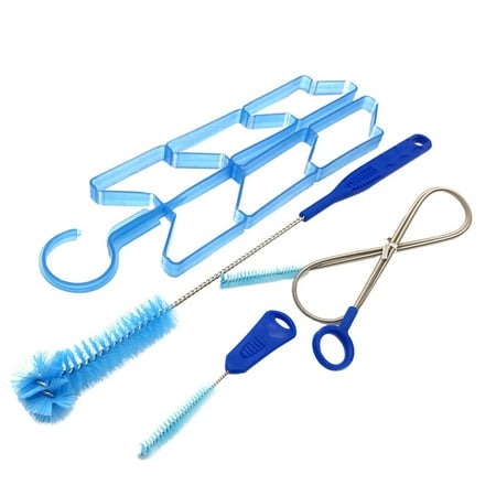 SPRING PARK Cleaning Kit 4 in 1 Cleaner Brush Pack Flexible Brush Big Brush Small Brush Drying Rack for Hydration Reservoir Water Bladder or Bottle Cleaner
SPRING PARK Cleaning Kit 4 in 1 Cleaner Brush Pack Flexible Brush Big Brush Small Brush Drying Rack for Hydration Reservoir Water Bladder or Bottle Cleaner