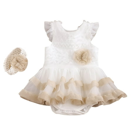 RPVATI Baby Girls Infant with Headband Summer MeshRompers Solid Ruffle Outfits Sleeveless Bowknot Bodysuit 0-24M
RPVATI Baby Girls Infant with Headband Summer MeshRompers Solid Ruffle Outfits Sleeveless Bowknot Bodysuit 0-24M