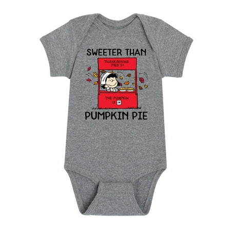 Peanuts - Sweeter Than Pumpkin Pie - Infant Baby One Piece