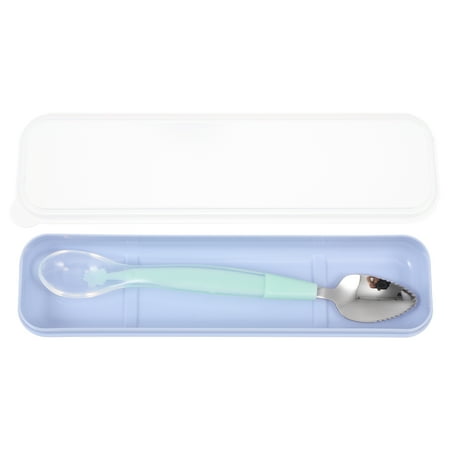 1 Set of Scraping Spoon Zigzag Spoon Double-headed Spoon Infant Feeding Tool