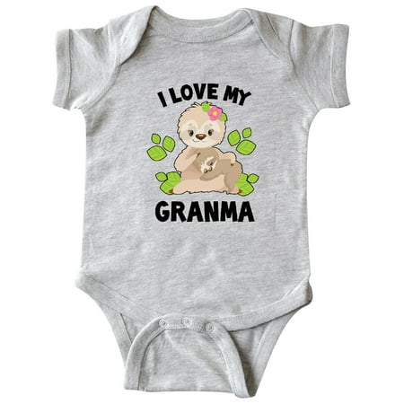 Inktastic Cute Sloth I Love My Granma with Green Leaves Gift Baby Boy or Baby Girl Bodysuit
Inktastic Cute Sloth I Love My Granma with Green Leaves Gift Baby Boy or Baby Girl Bodysuit