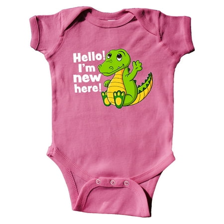 Inktastic Hello I m New Here with Cute Baby Alligator Gift Baby Boy or Baby Girl Bodysuit
Inktastic Hello I m New Here with Cute Baby Alligator Gift Baby Boy or Baby Girl Bodysuit
