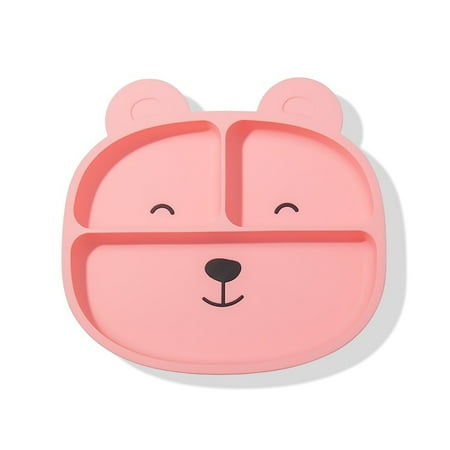 Homgreen Suction Plate for Babies Silicone Divided Plates with Suction for Baby Baby Plate for Toddler Baby Dishes Kids Plates and Utensils- Pink Bear
Homgreen Suction Plate for Babies Silicone Divided Plates with Suction for Baby Baby Plate for Toddler Baby Dishes Kids Plates and Utensils- Pink Bear