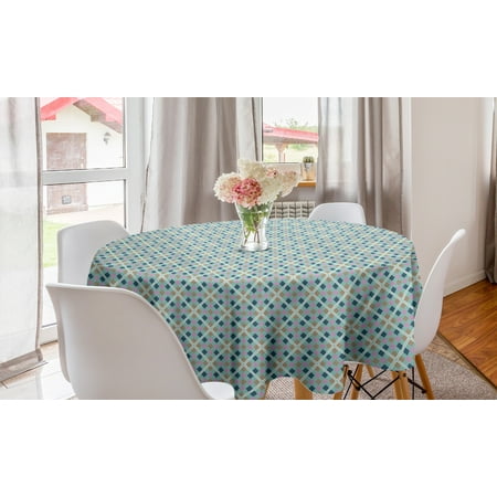 Abstract Round Tablecloth Illustration of Diagonal Squares in Natural Tones Simplistic and Geometric Design Circle Table Cloth Cover for Dining Room Kitchen Decor 60 Multicolor by Ambesonne
Abstract Round Tablecloth Illustration of Diagonal Squares in Natural Tones Simplistic and Geometric Design Circle Table Cloth Cover for Dining Room Kitchen Decor 60 Multicolor by Ambesonne