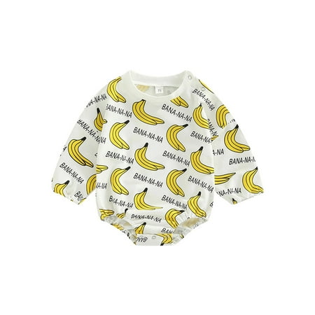 Grianlook Boys Suits Long Sleeve Playsuit Bag Fart Crew Neck Bodysuit Clothes Banana Print Romper
Grianlook Boys Suits Long Sleeve Playsuit Bag Fart Crew Neck Bodysuit Clothes Banana Print Romper