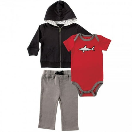 Yoga Sprout Baby and Toddler Boy Cotton Hoodie Bodysuit or Tee Top and Pant Shark Baby 0-3 Months
Yoga Sprout Baby and Toddler Boy Cotton Hoodie Bodysuit or Tee Top and Pant Shark Baby 0-3 Months