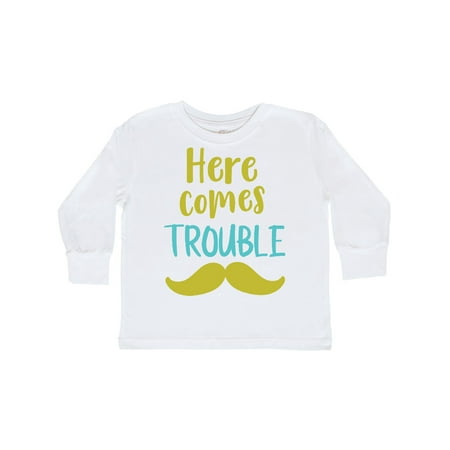 Inktastic Here Comes Trouble Mustache Moustache Gift Toddler Boy or Toddler Girl Long Sleeve T-Shirt
Inktastic Here Comes Trouble Mustache Moustache Gift Toddler Boy or Toddler Girl Long Sleeve T-Shirt