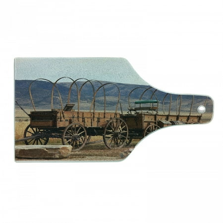 Barn Wood Wagon Wheel Cutting Board Vintage American Carriages Western Historical Transportation Prairie Tempered Glass Cutting and Serving Board Wine Bottle Shape Brown White by Ambesonne
Barn Wood Wagon Wheel Cutting Board Vintage American Carriages Western Historical Transportation Prairie Tempered Glass Cutting and Serving Board Wine Bottle Shape Brown White by Ambesonne