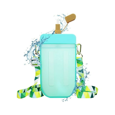 Drink Water Bottles with Shoulder Strap Ice Cream Design Straws Water Jug for Kids Adults
Drink Water Bottles with Shoulder Strap Ice Cream Design Straws Water Jug for Kids Adults