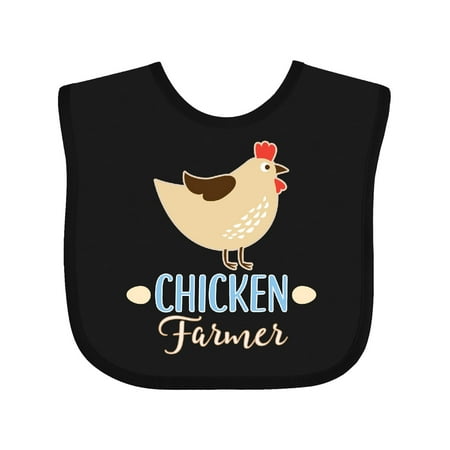 Inktastic Chicken Farmer Gift Baby Boy or Baby Girl Bib