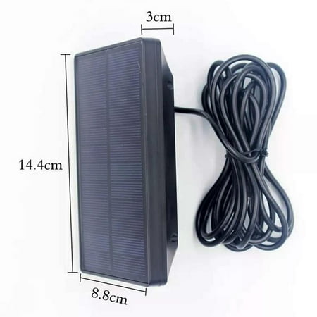 Solar Panel for Rechargeable Battery Otudoor Camera 1800mah 9V Waterproof Solar Panel Hunting Camera
Solar Panel for Rechargeable Battery Otudoor Camera 1800mah 9V Waterproof Solar Panel Hunting Camera