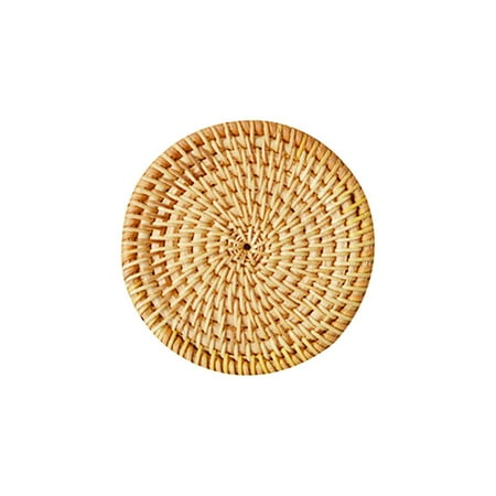 Natural Rattan Hand Woven Round Placemat Drink Coasters Cup Mat Heat Insulation 8cm
Natural Rattan Hand Woven Round Placemat Drink Coasters Cup Mat Heat Insulation 8cm