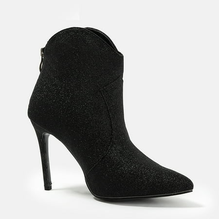 Women‘s Ankle Boots And Booties Pointed Toe Stiletto Heeled Pumps Glitter Zip Back Short Boots
Women‘s Ankle Boots And Booties Pointed Toe Stiletto Heeled Pumps Glitter Zip Back Short Boots