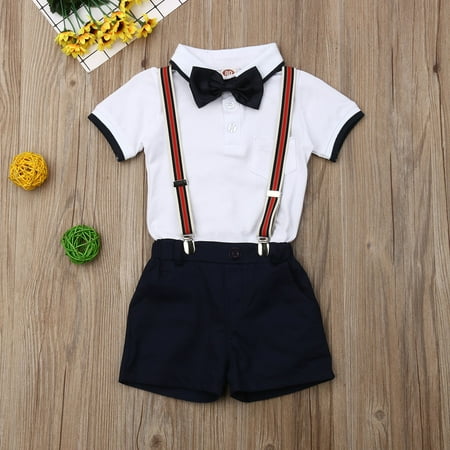 2pcs Baby Boys Kids Gentleman Outfits Suit Romper Shirt Bib Pants Set Clothes White 18-24 Months
2pcs Baby Boys Kids Gentleman Outfits Suit Romper Shirt Bib Pants Set Clothes White 18-24 Months
