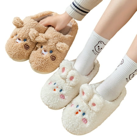 KYAIGUO Womens Fuzzy House Slippers Plush Cartoon Slippers Outdoor Indoor Warm Cotton Bedroom Shoes
KYAIGUO Womens Fuzzy House Slippers Plush Cartoon Slippers Outdoor Indoor Warm Cotton Bedroom Shoes