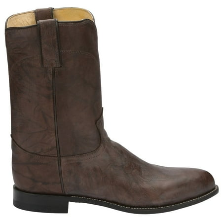 Justin Boots Mens Jackson Round Toe Dress Boots Mid Calf