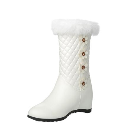 Womens Boots Women Boots Women Warm Solid Knee High Boots Round Toe Booties High Heel Boots Shoes White
Womens Boots Women Boots Women Warm Solid Knee High Boots Round Toe Booties High Heel Boots Shoes White