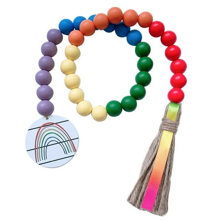 wooden bead chain 1Pc Plaid Bead String Pendant Tassel Home Hanging Pendant DIY Decoration
wooden bead chain 1Pc Plaid Bead String Pendant Tassel Home Hanging Pendant DIY Decoration