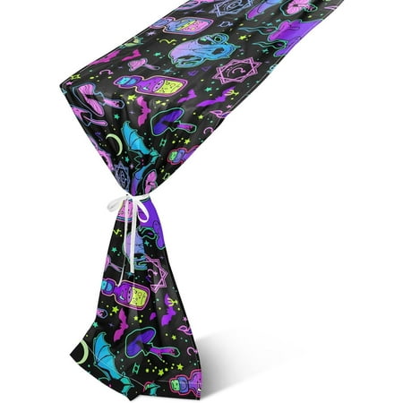 Hyjoy Table Runner Halloween Magic Print Machine Washable Non-Slip Farmhouse Table Runners for Dinner Party Holidays Home Decor 13 x 90 Inch
Hyjoy Table Runner Halloween Magic Print Machine Washable Non-Slip Farmhouse Table Runners for Dinner Party Holidays Home Decor 13 x 90 Inch