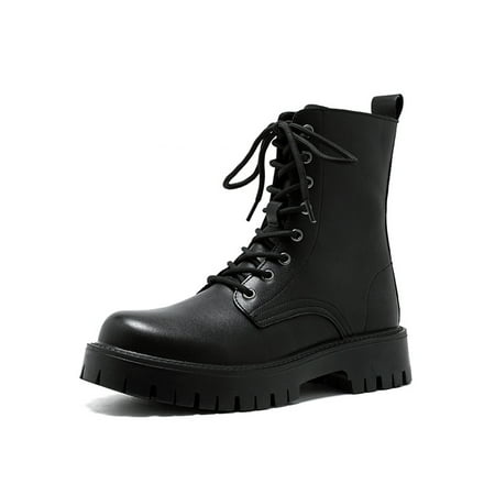 Tenmix Men Work Boots Lace Up Motorcycle Bootie Zipper Ankle Boot Round Toe Winter Shoes Daily Comfort Non-Slip Fashion Booties Black 7.5
Tenmix Men Work Boots Lace Up Motorcycle Bootie Zipper Ankle Boot Round Toe Winter Shoes Daily Comfort Non-Slip Fashion Booties Black 7.5