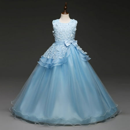 Tejiojio Girls and Toddlers Soft Cotton Clearance Toddler Girls Net Yarn Temperament Flowers Bowknot Birthday Party Gown Long Dresses
Tejiojio Girls and Toddlers Soft Cotton Clearance Toddler Girls Net Yarn Temperament Flowers Bowknot Birthday Party Gown Long Dresses