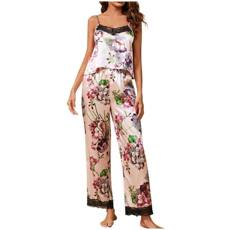 Intimates Sling Pajamas Nightdress Lingerie Satin Silk Underwear Sleepwear Printed Lace Polyester Simple Long Sleeve Shirts for Women Pink
Intimates Sling Pajamas Nightdress Lingerie Satin Silk Underwear Sleepwear Printed Lace Polyester Simple Long Sleeve Shirts for Women Pink