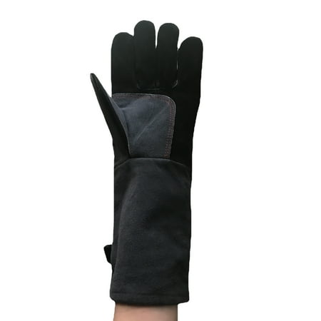 TIMPCV Safety Gloves Black Gray Barbecue High Temperature Gloves Fireplace Fire Insulation Genuine Leather Welding Anti-Mars Splash European and American Hot Selling
TIMPCV Safety Gloves Black Gray Barbecue High Temperature Gloves Fireplace Fire Insulation Genuine Leather Welding Anti-Mars Splash European and American Hot Selling