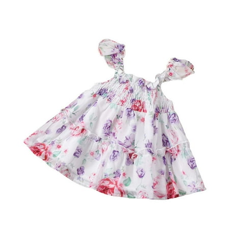 Sngxgn Girls Dress Toddler Crew Neck Sleeveless Casual Beach Floral Prints Straps Slip Dress Sundress Girls Summer Dresses White Size 6M
Sngxgn Girls Dress Toddler Crew Neck Sleeveless Casual Beach Floral Prints Straps Slip Dress Sundress Girls Summer Dresses White Size 6M