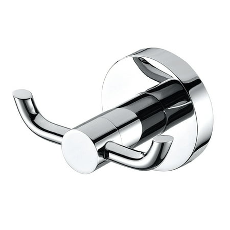 MTFun Stainless Steel Robe Hook Brass Chrome Bathroom 2 Hook Hat Clothes Wall Door Hanger 1.9x1.9x3in
MTFun Stainless Steel Robe Hook Brass Chrome Bathroom 2 Hook Hat Clothes Wall Door Hanger 1.9x1.9x3in
