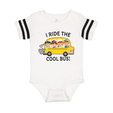 Inktastic I Ride The Cool Bus with Yellow School Bus and Kids Gift Baby Boy or Baby Girl Bodysuit
Inktastic I Ride The Cool Bus with Yellow School Bus and Kids Gift Baby Boy or Baby Girl Bodysuit