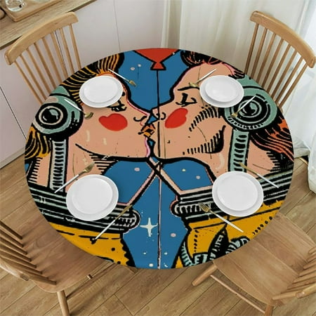 Orinice Love Space Art Round Table Cover Stain Resistant Washable Indoor Outdoor Tablecloth Kitchen Dining Wedding Parties Picnic Farmhouse 100% Polyester Fiber 38-42
Orinice Love Space Art Round Table Cover Stain Resistant Washable Indoor Outdoor Tablecloth Kitchen Dining Wedding Parties Picnic Farmhouse 100% Polyester Fiber 38-42