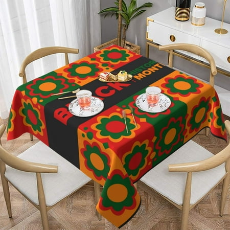 Black History Month Square Tablecloth Washable Table Cloth Decorative Table Cover for Wedding Party Dining Festival 54 x54
Black History Month Square Tablecloth Washable Table Cloth Decorative Table Cover for Wedding Party Dining Festival 54 x54