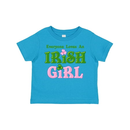 Inktastic Loves an Irish Girl Gift Toddler Toddler Girl T-Shirt