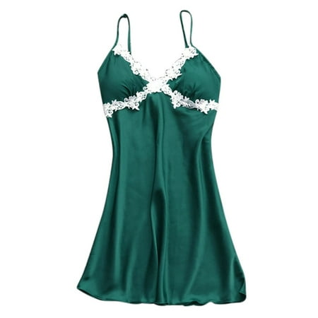 JeashCHAT Sexy Lingerie for Women Sexy Satin Silk Nightdress Lingerie Pajamas Sexy Top Sling Pajamas
JeashCHAT Sexy Lingerie for Women Sexy Satin Silk Nightdress Lingerie Pajamas Sexy Top Sling Pajamas