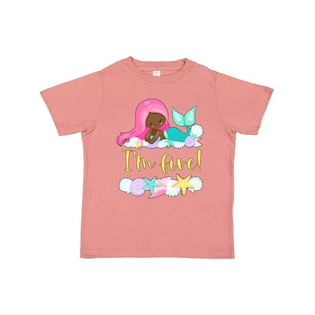 Inktastic I m 5 Mermaid with Pink Hair and Shells Gift Toddler Boy or Toddler Girl T-Shirt
Inktastic I m 5 Mermaid with Pink Hair and Shells Gift Toddler Boy or Toddler Girl T-Shirt