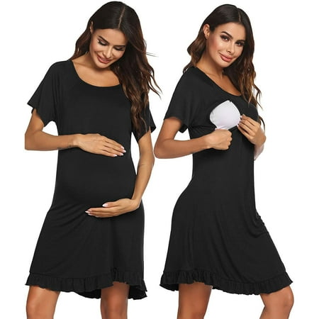 Pregnant Gifts For First Time Mom Fashion Solid Short Sleeve Breastfeeding Pregnant Women s Maternity Dress
Pregnant Gifts For First Time Mom Fashion Solid Short Sleeve Breastfeeding Pregnant Women s Maternity Dress