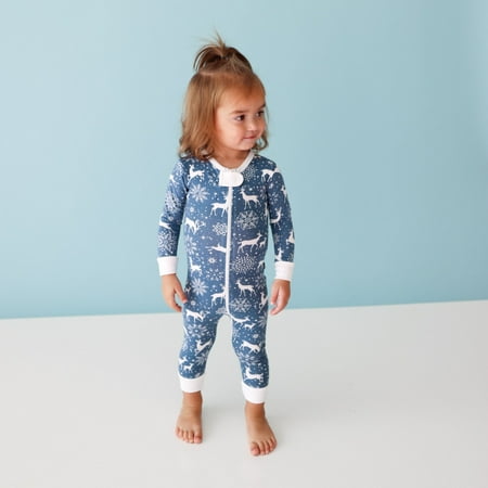 Wanderlust Deer Baby Long Sleeve Romper