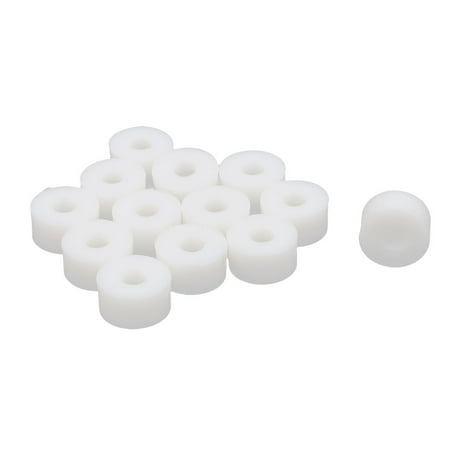 Uxcell 15x8mm Plastic Round Column Standoff Support Spacer Washer (13-pack)
