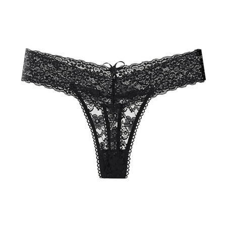 Women s Originals Seamless Panties Panties Hollow Out Low Waist Bowknot Lace Jacquard Thong Briefs for Women
Women s Originals Seamless Panties Panties Hollow Out Low Waist Bowknot Lace Jacquard Thong Briefs for Women