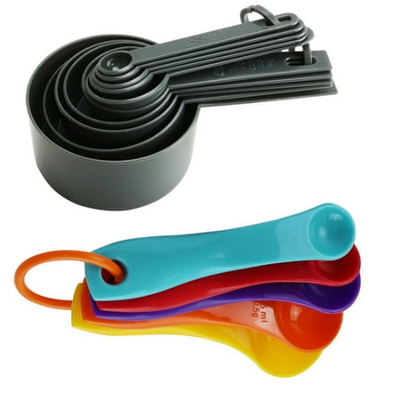 15pcs Food Grade Thickened Measuring Cup Spoon with Scale Colorful Baking Tool Gadget for Home (1 Set 10pcs Grey Measuring Cup +
15pcs Food Grade Thickened Measuring Cup Spoon with Scale Colorful Baking Tool Gadget for Home (1 Set 10pcs Grey Measuring Cup +
