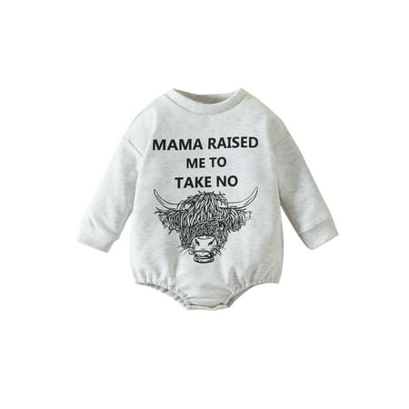 sdghg Infant Baby Autumn Romper Cow Head Letter Print Long Sleeve Round Neck Jumpsuit
sdghg Infant Baby Autumn Romper Cow Head Letter Print Long Sleeve Round Neck Jumpsuit