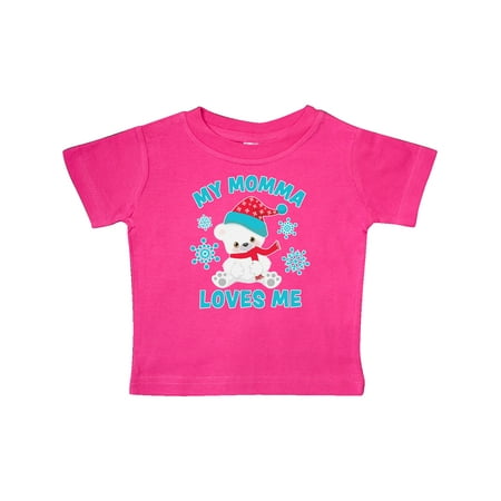 Inktastic Polar Bear My Momma Loves Me in Santa Hat with Snowflakes Gift Baby Boy or Baby Girl T-Shirt
Inktastic Polar Bear My Momma Loves Me in Santa Hat with Snowflakes Gift Baby Boy or Baby Girl T-Shirt